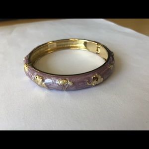 Purple Elephant print bracelet new
